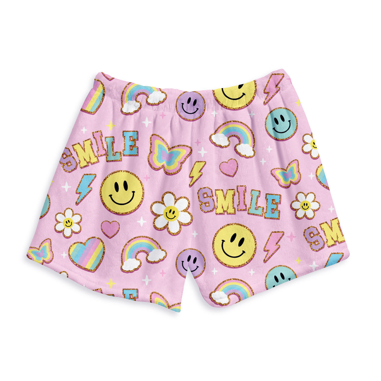 TOP TRENZ SHORT HAPPY FACE