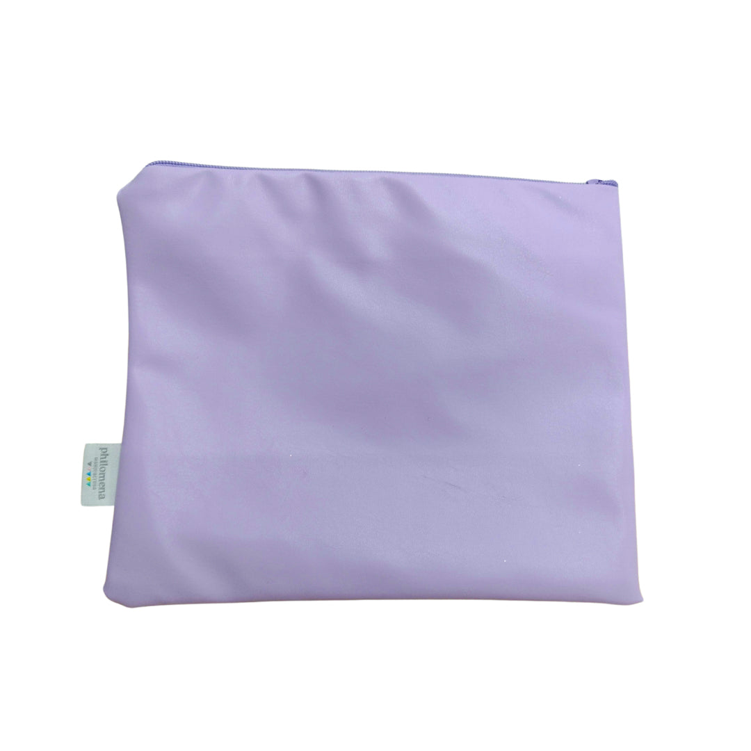MALETA Y ESTUCHE LILA ASA MORADA