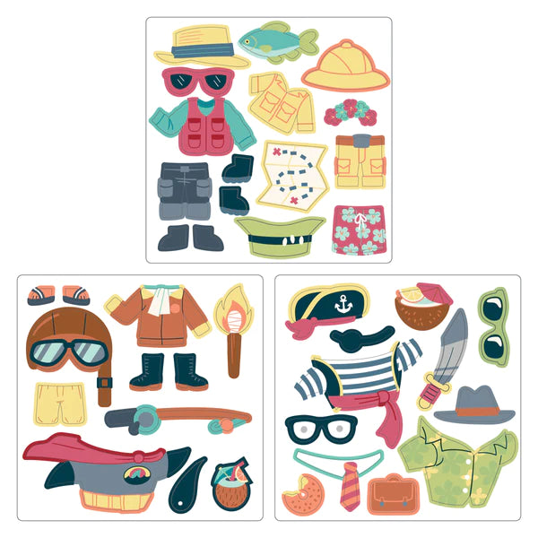 STEPHEN JOSEPH SET MAGNETICO DE VIAJE DINO Y PERRO