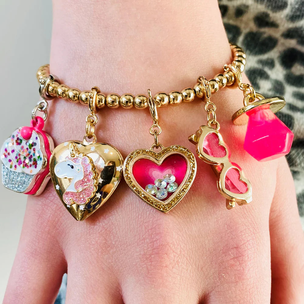 CHARM CORAZON DORADO