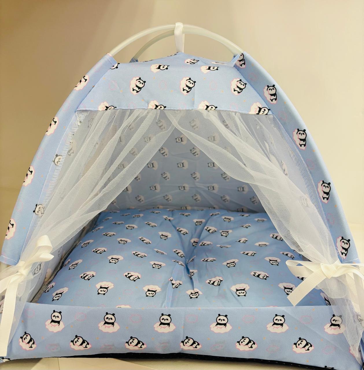 CAMA PLEGABLE AZUL OSO PANDA