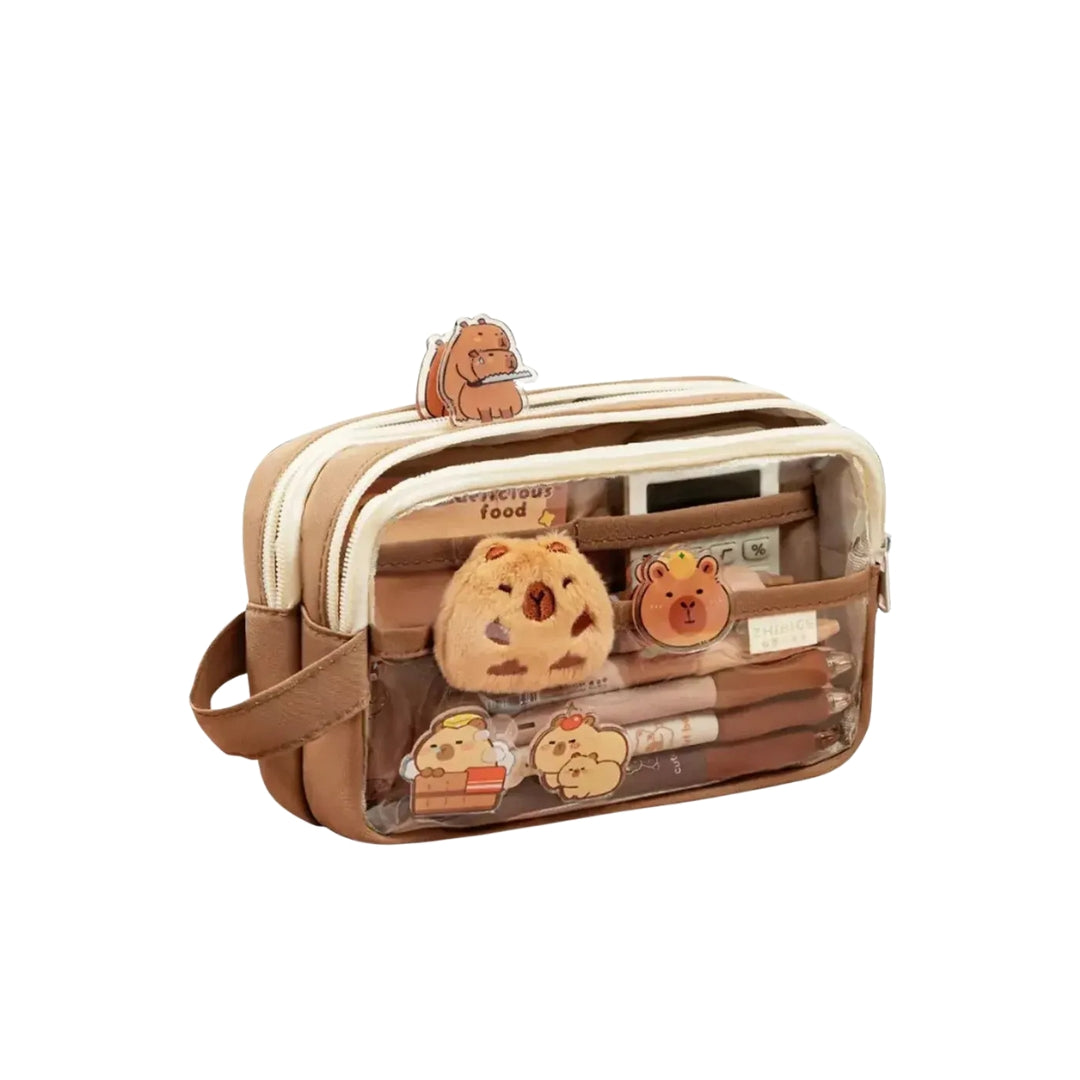 Estuche Capibara Café