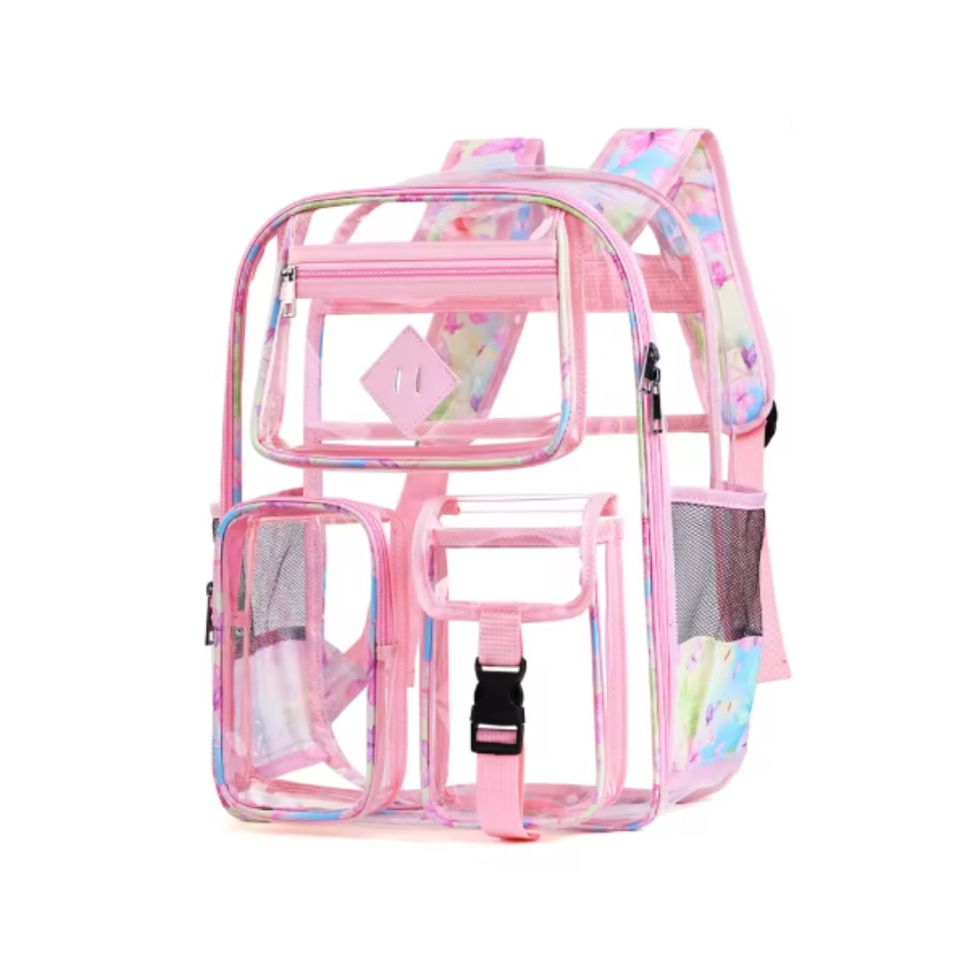 MOCHILA IMPERMEABLE ROSA
