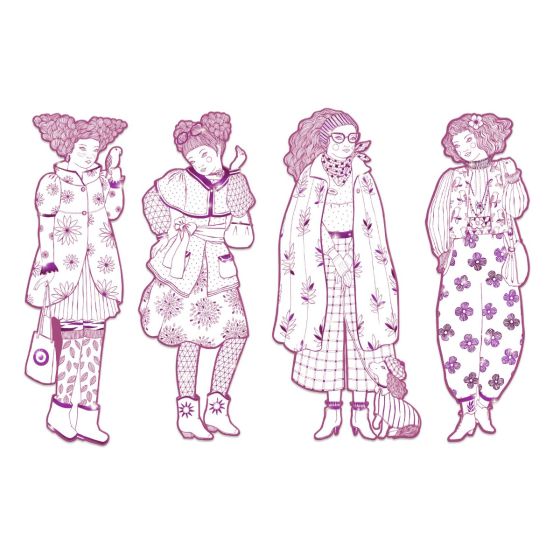 DJECO ROSEMARY SUS AMIGAS IMAGENES PARA COLOREAR