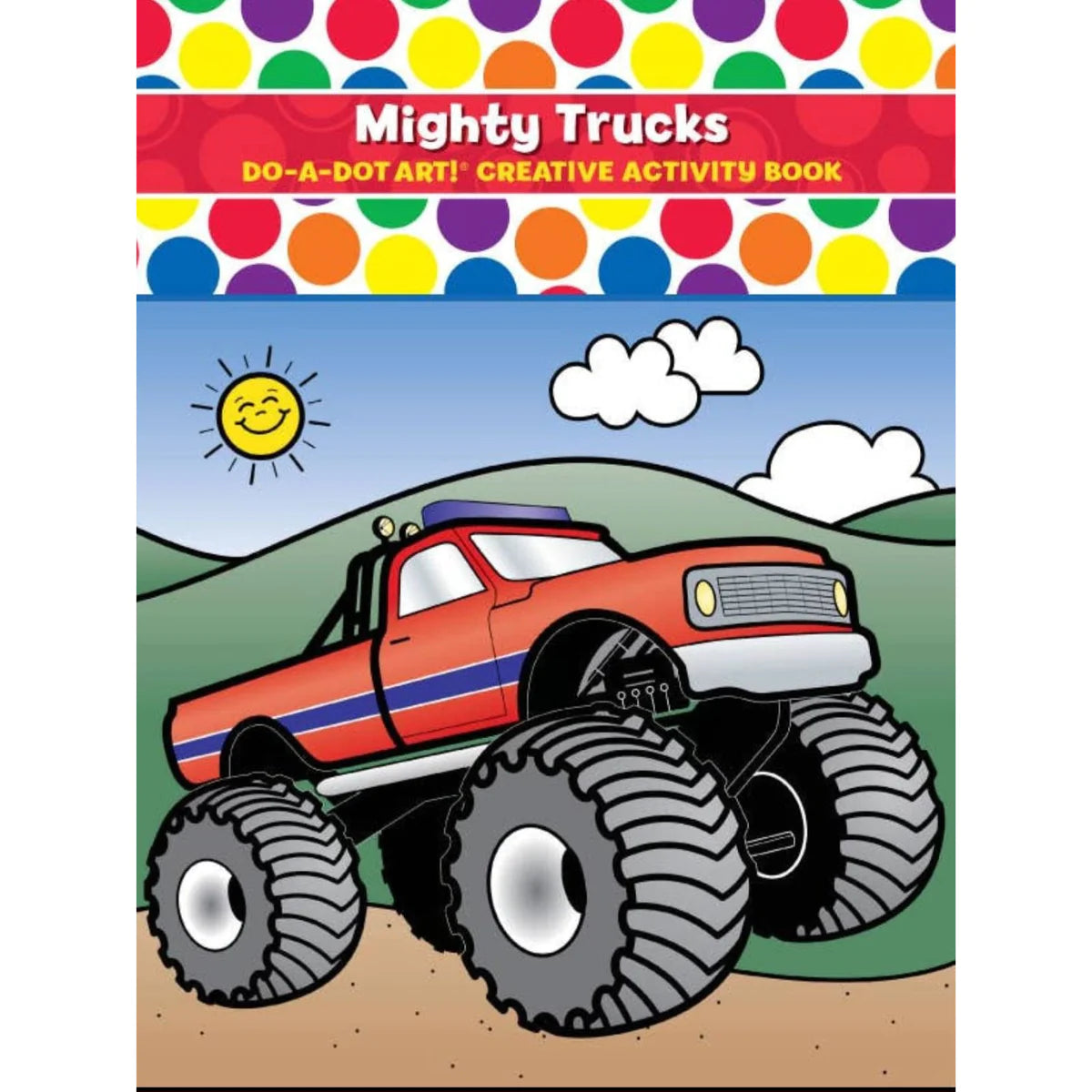 DO A DOT ART LIBRO PARA COLOREAR TRUCKS