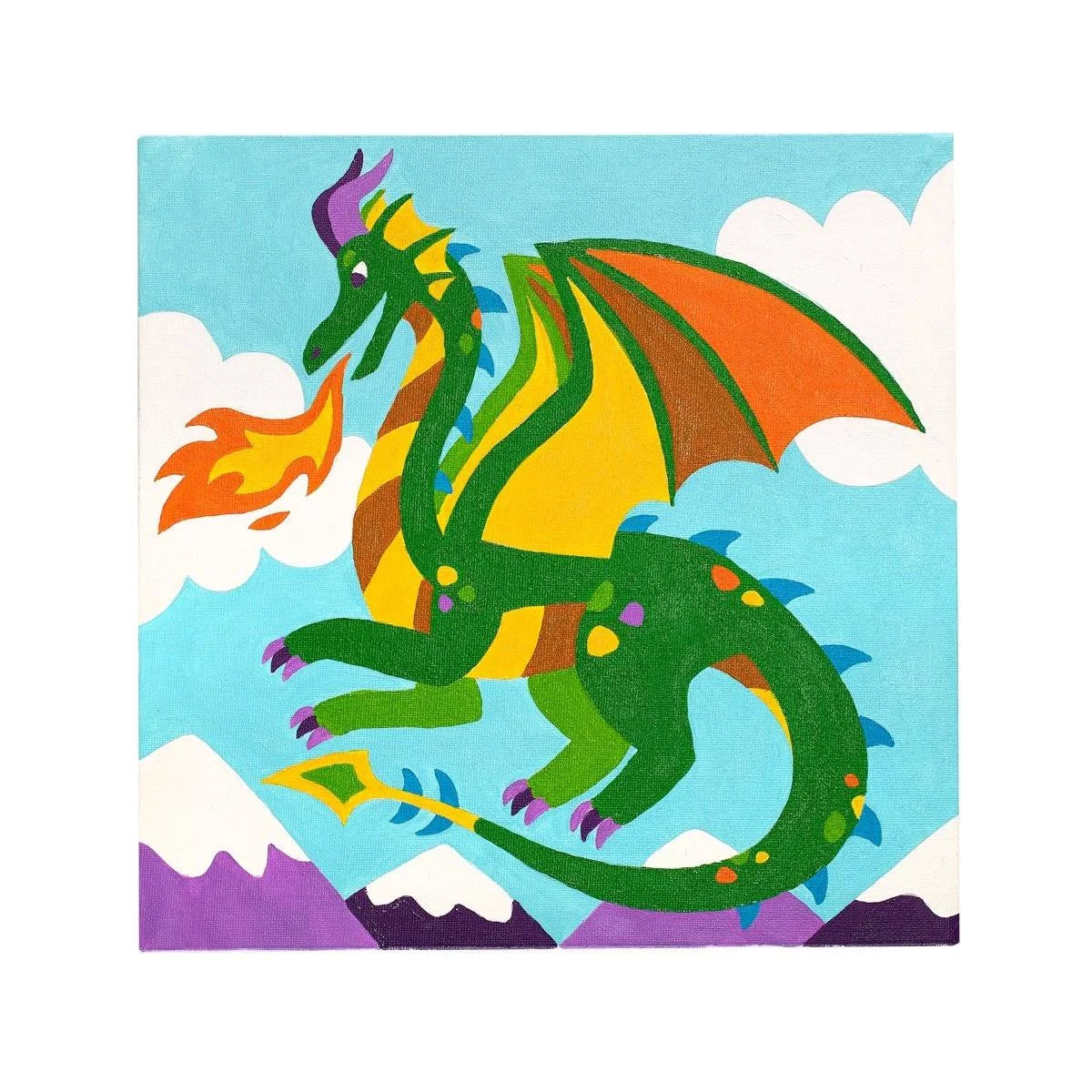 OOLY LIENZO PINTURA DRAGON VERDE