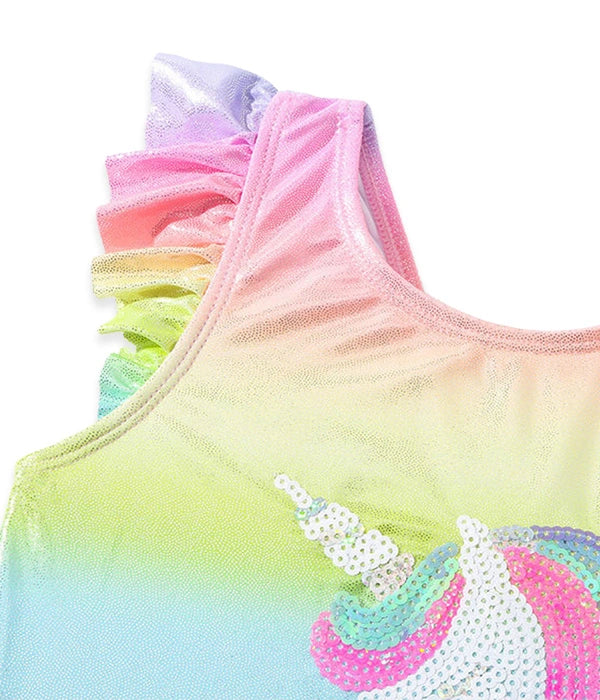 Traje de Baño Unicornio Metalico