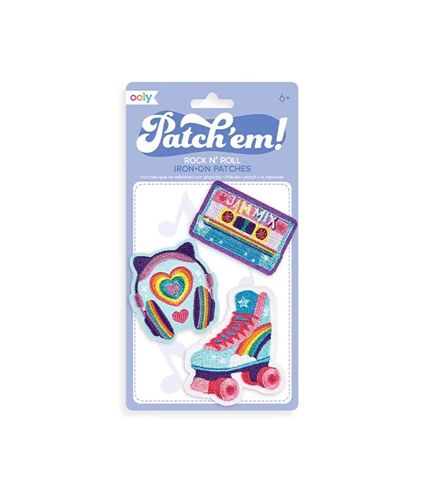 PARCHES PARA ROPA PATCH'EM! ROCK N ROLL
