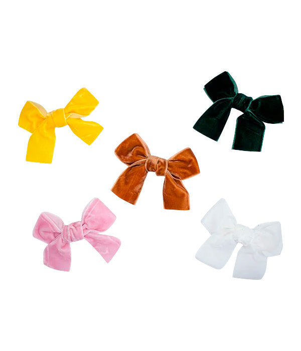 Set Moños Mini de Terciopelo