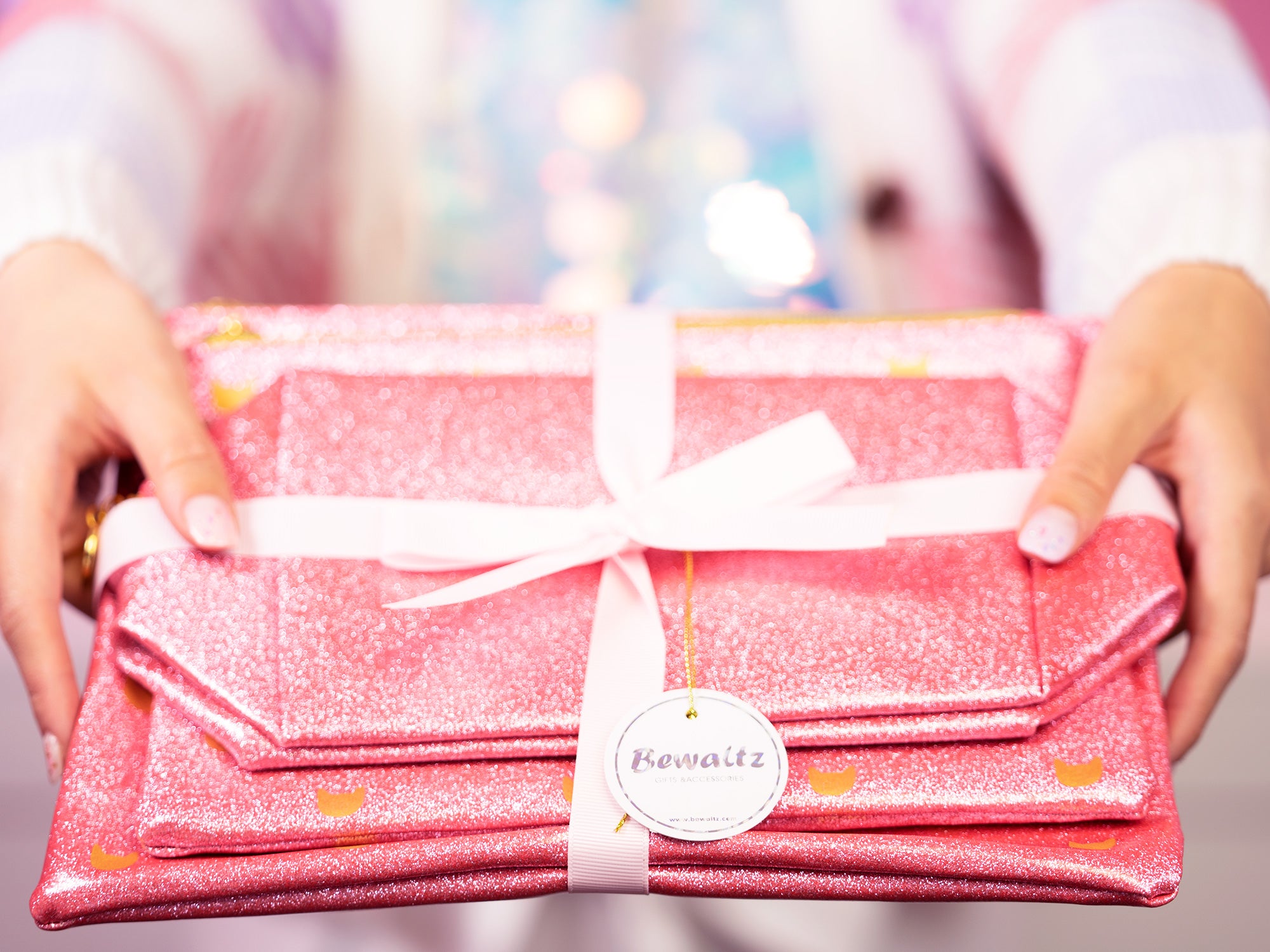 BEWALTZSET COSMETIQUERAS GLITTER