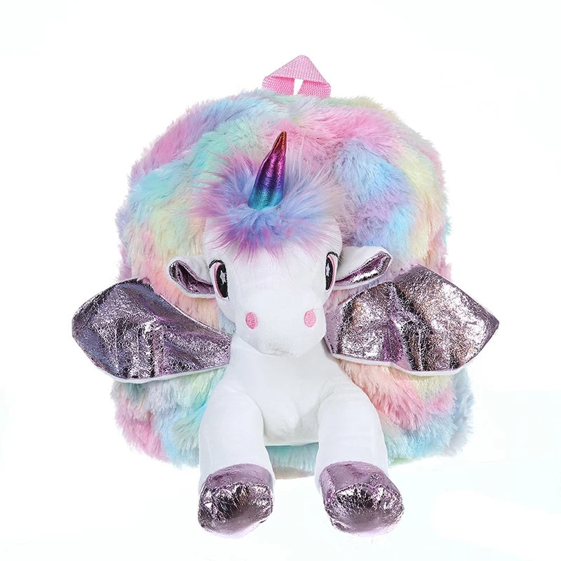 MOCHILA PELUCHE UNICORNIO