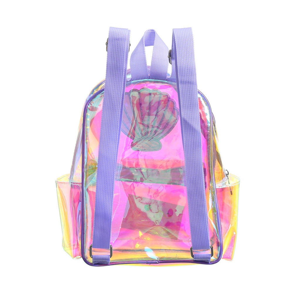 MOCHILA TRANSPARENTE TORNASOL MAR