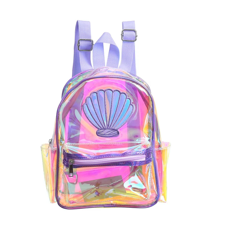 MOCHILA TRANSPARENTE TORNASOL MAR