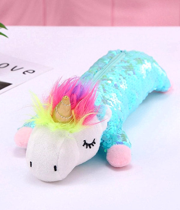 CARTUCHERA DE UNICORNIO AFELPADA