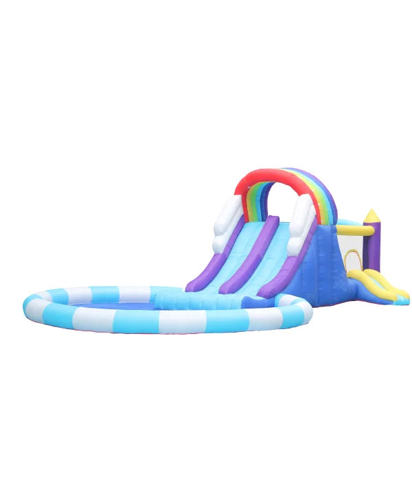RENTA INFLABLE MEGA RAINBOW $1600 APLICA SOLO EN LA CIUDAD DE LEON, GTO