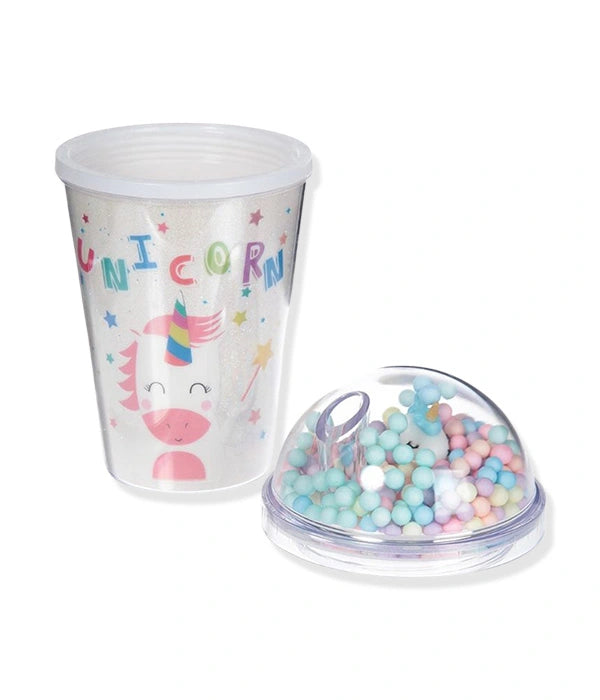 Vaso Estrella Unicornio Azul