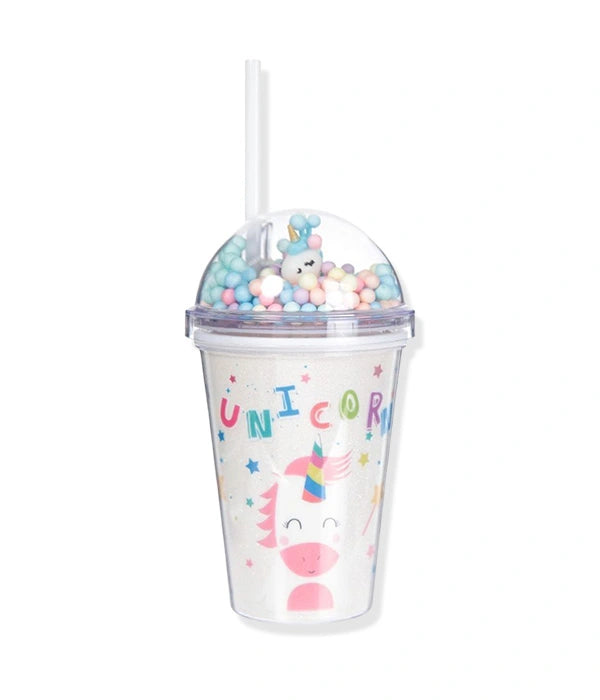 Vaso Estrella Unicornio Azul
