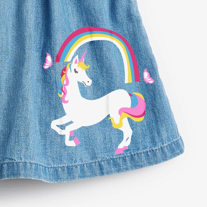 Falda Unicornio Mezclilla