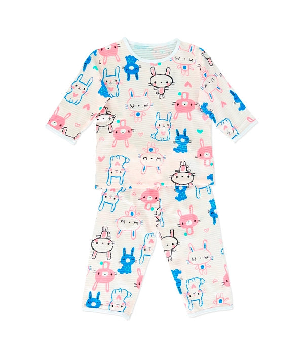PIJAMA DIBUJOS ANIMADOS MANGA LARGA , 2 PIEZAS