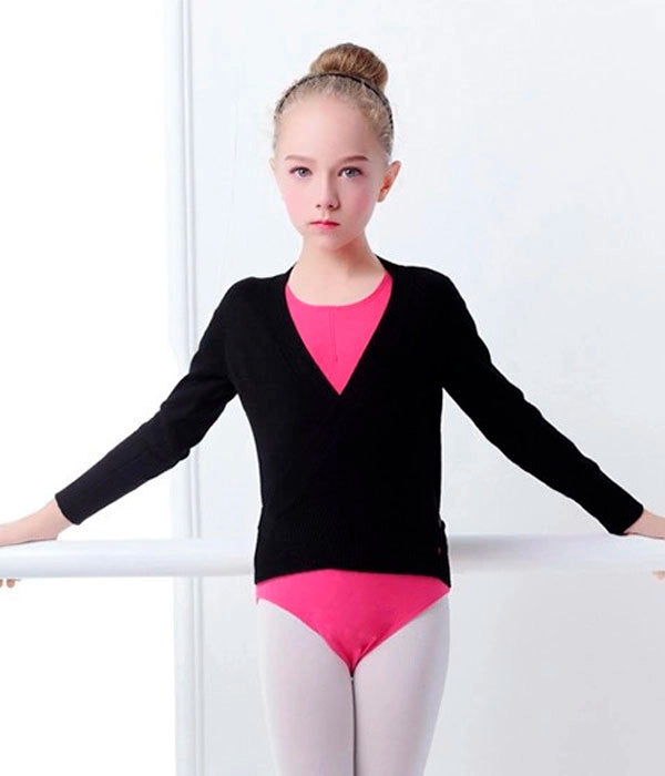 SUÉTER PARA BALLET CRUZADO EN CINTURA