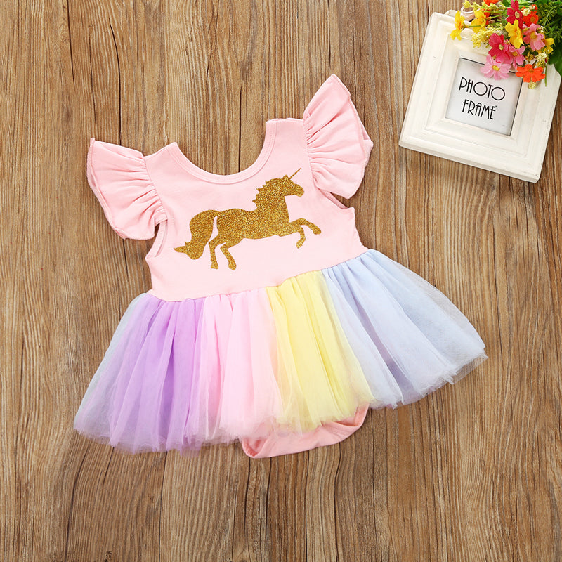 Vestido Unicornio Colorido