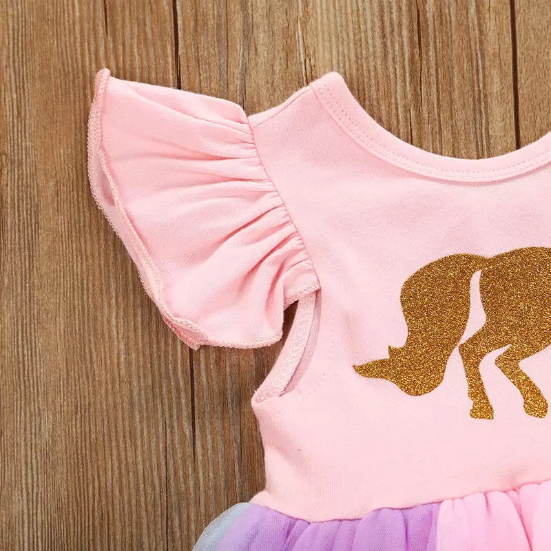 Vestido Unicornio Colorido