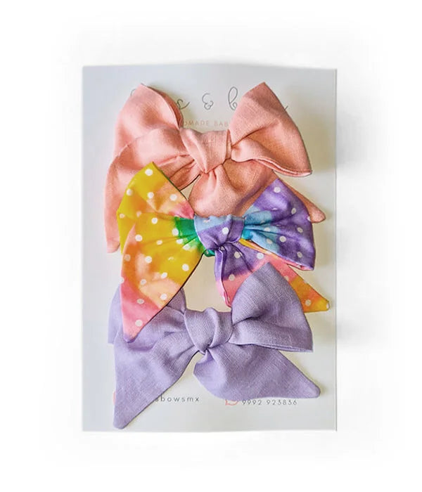 BOWS &amp; BOWS TRIO MOÑOS MIDI SUMMER COLLECTION 21