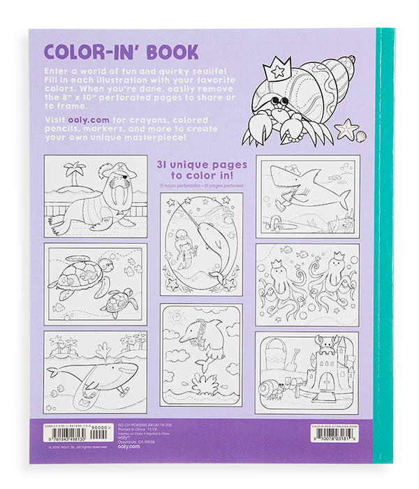 OOLYCUADERNO PARA DIBUJAR CREATURAS DEL OCÉANO