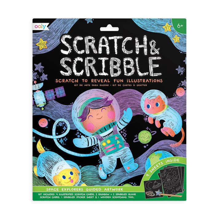 Rasca Scratch &amp; Scribble Exploradores del Espacio