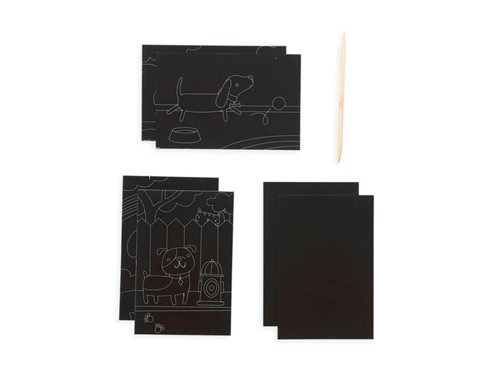 Mini rasca Scratch &amp; Scribble Cachorro