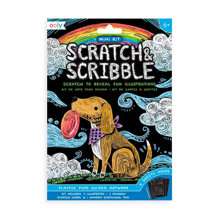 Mini rasca Scratch &amp; Scribble Cachorro
