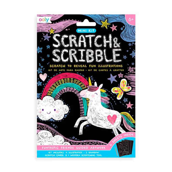 Mini Rasca Scratch &amp; Scrible Unicornio