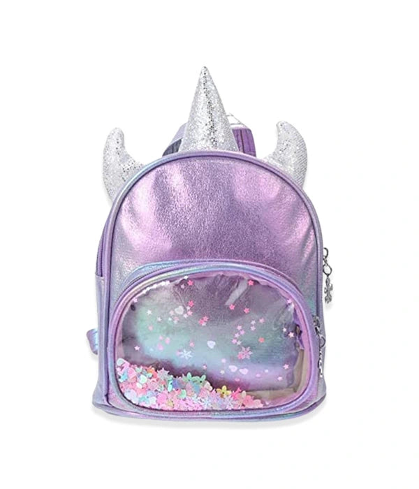 MINI MOCHILA UNICORNIO MORADA