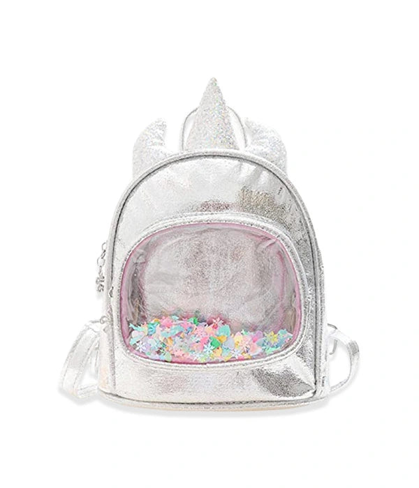MINI MOCHILA UNICORNIO BLANCA