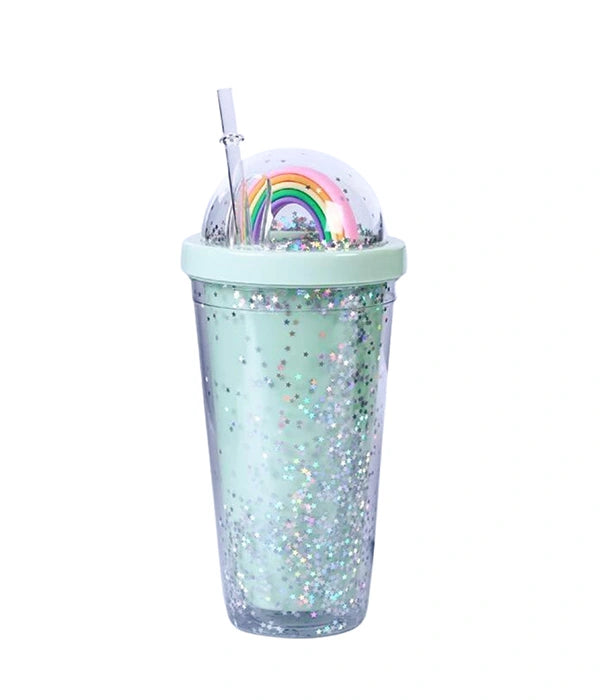 Vaso Arcoiris Azul